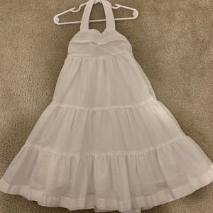 Tiered halter summer dress